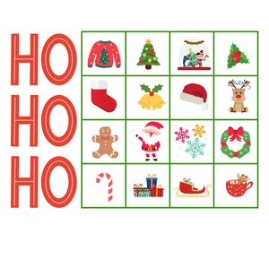 Ho Ho Holiday Bingo Ho Ho Holiday Bingo